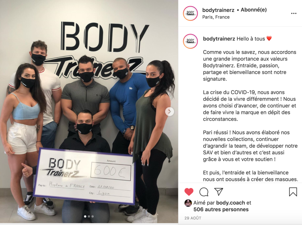 masque barriere bodytrainerz